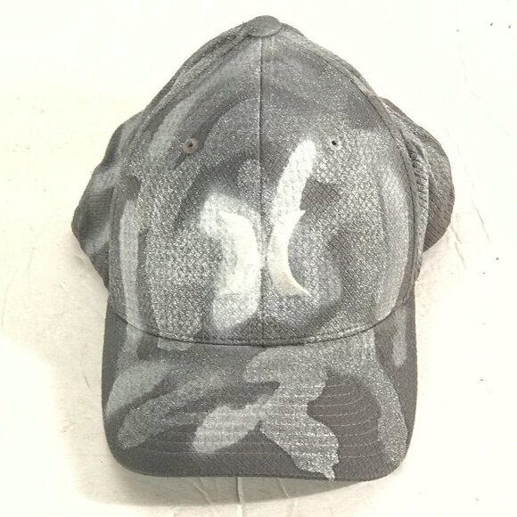 Hurley Flexfit Silver Graffiti  Spray Paint Surf Skate Cap Hat - Picture 2 of 8